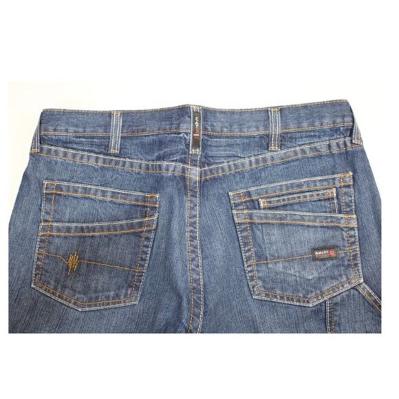 Ariat M4 Fire Resistant Workhorse Relaxed Boot Cut Denim Jeans, Size 38/… - Picture 7 of 9
